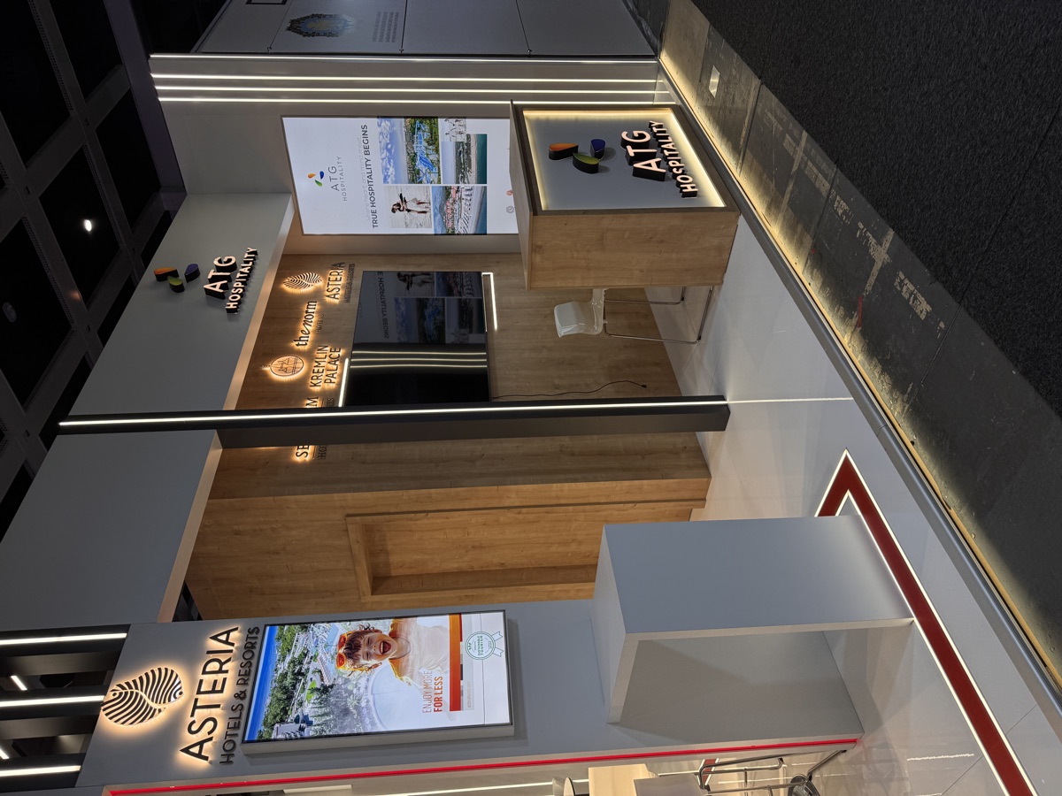 ATG Hospitality Bespoke stand at ITB Berlin, view 4