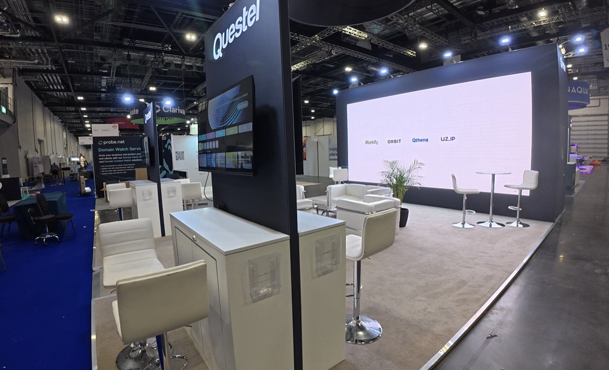 Questel DUM FLEX stand at INTA Annual Meeting, view 8