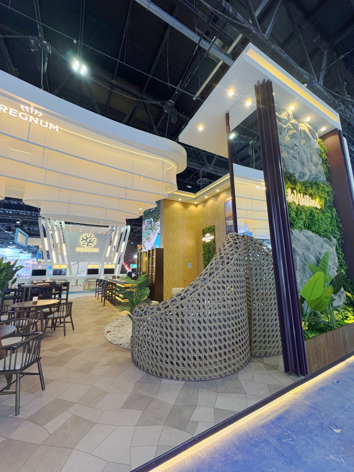Regnum Hotels Bespoke stand at Arabian Travel Market, view 4
