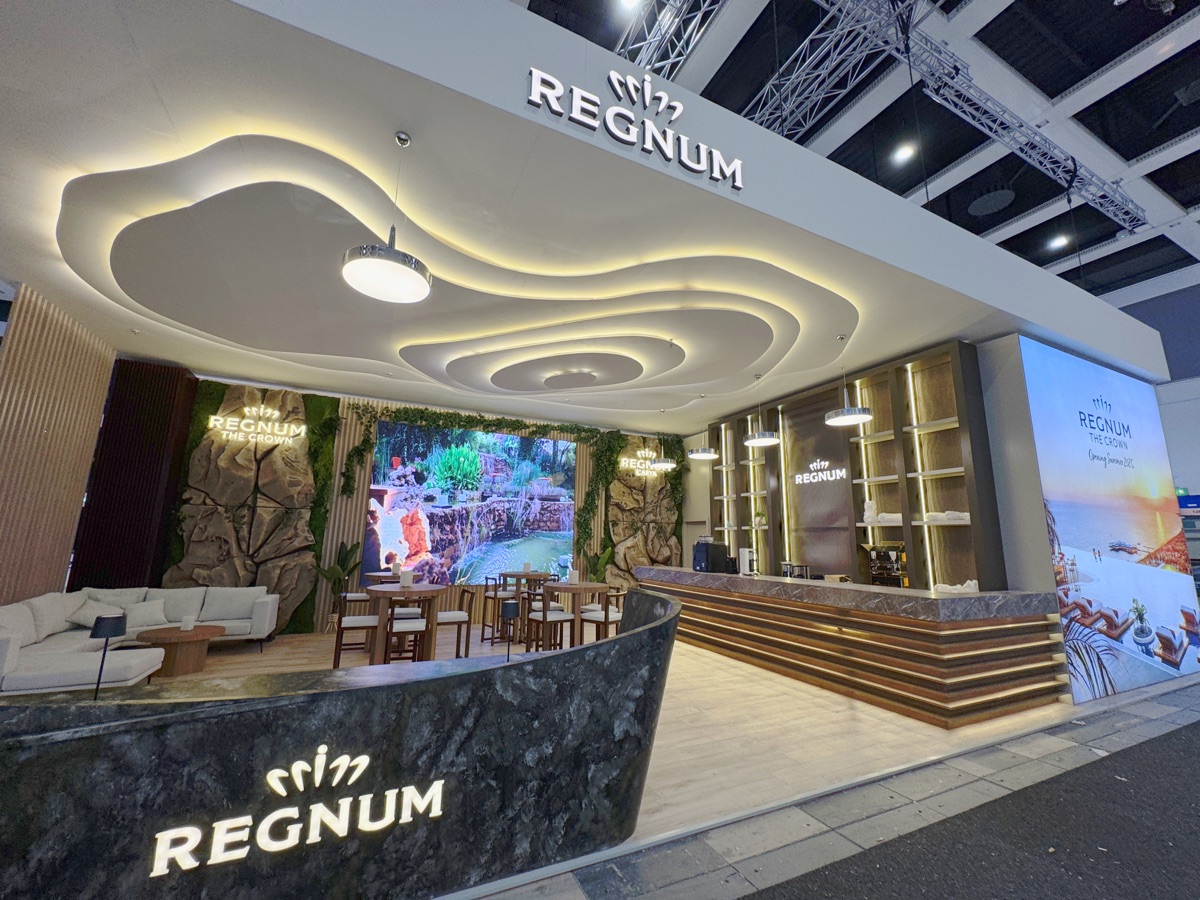 Regnum Hotels Bespoke stand at ITB Berlin, view 1