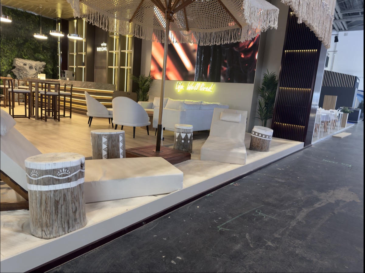 Regnum Hotels Bespoke stand at WTM London, view 3