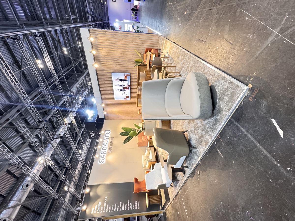 Sandalyeci Bespoke stand at Passenger Terminal Expo, view 2