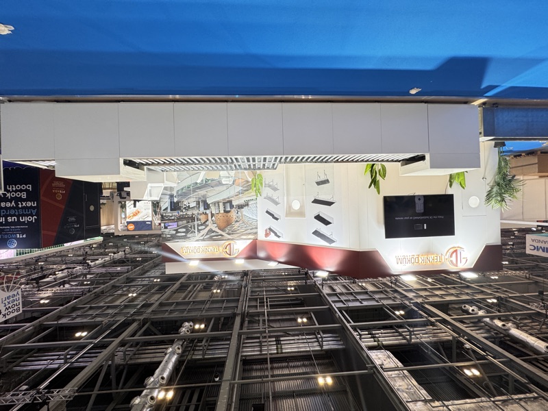 Teknik Döküm Bespoke exhibition stand at Passenger Terminal Expo