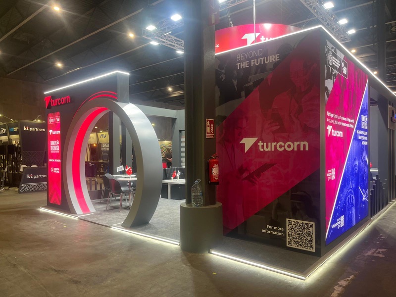 Turcorn 100 Bespoke exhibition stand at 4YFN Barcelona