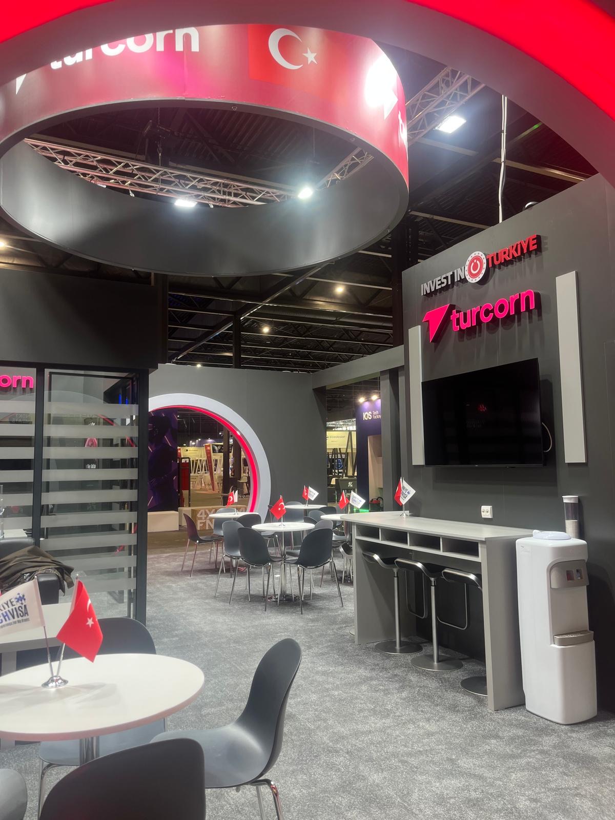 Turcorn 100 Bespoke stand at 4YFN Barcelona, view 4