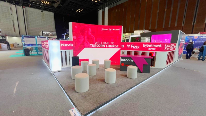 Turcorn 100 exhibition stand at GITEX Global by Dum Event