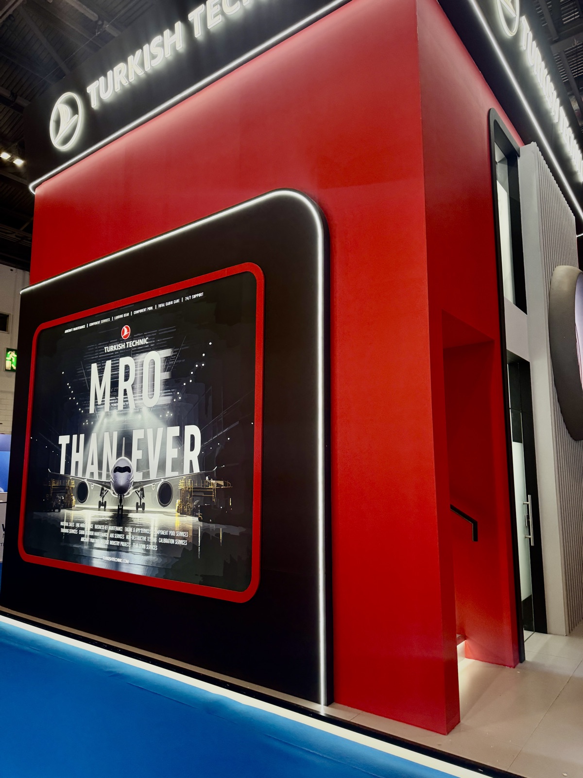 Turkish Technic Bespoke stand at MRO Europe, view 5