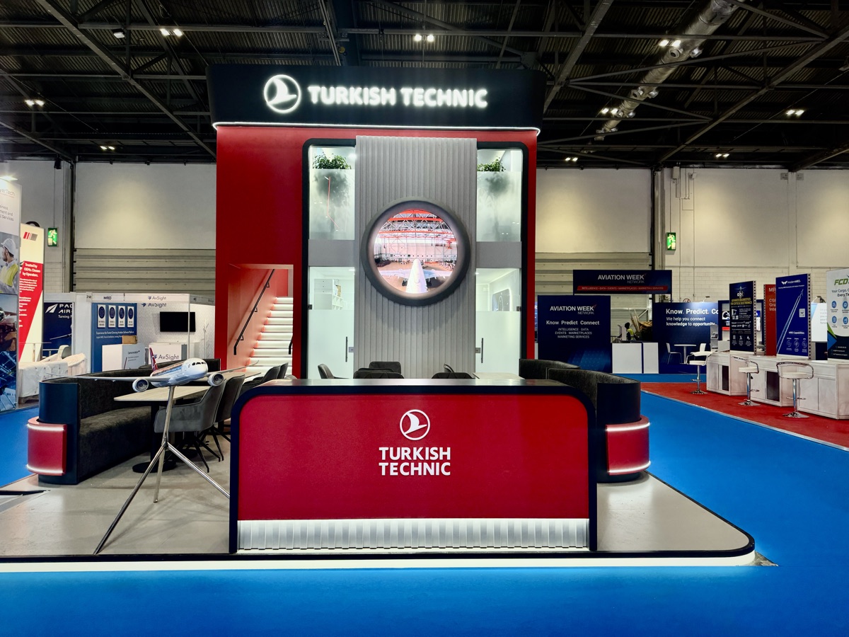 Turkish Technic Bespoke stand at MRO Europe, view 7