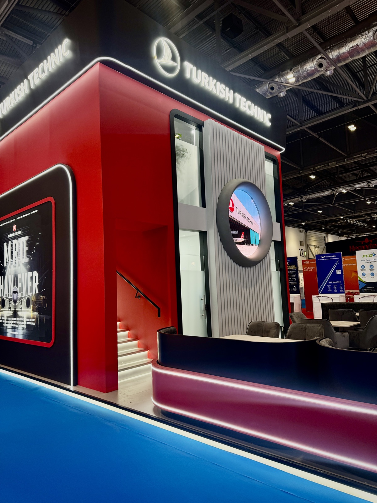 Turkish Technic Bespoke stand at MRO Europe, view 9